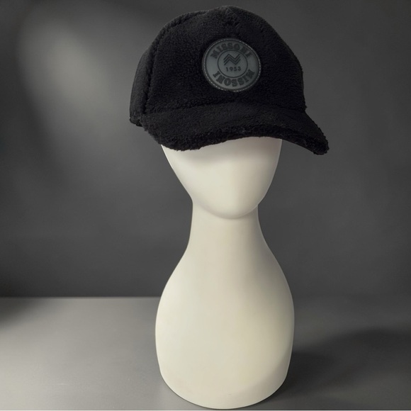 Missoni Black soft faux Shearling Logo Patch Baseball SnapBack Cap | OS - Picture 2 of 13